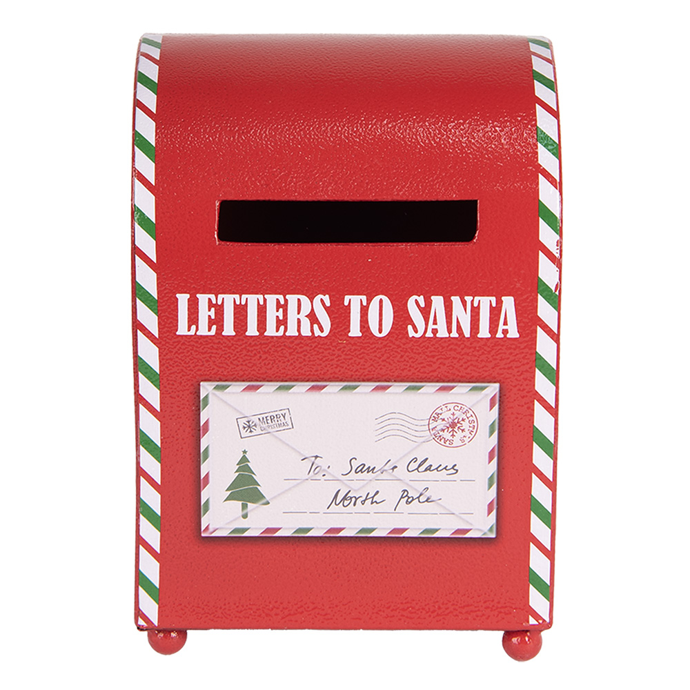 [6Y5800] Cassetta Postale Rosso Bianco 14x13x19 cm