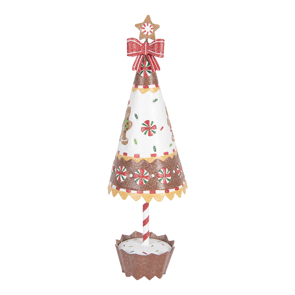 Decoratie kerstboom Ø 11x37 cm