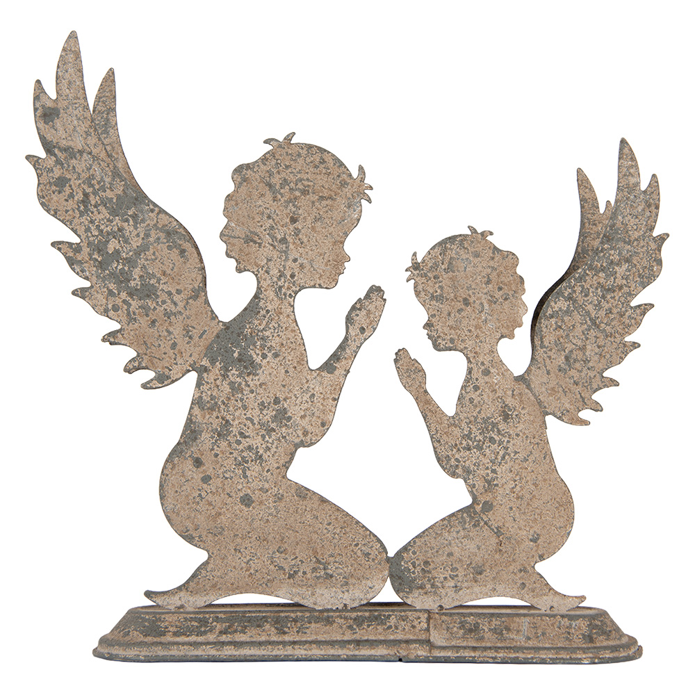 Decoratie engelen 33x8x32 cm