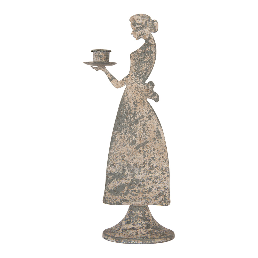 Kandelaar vrouw 10x8x26 cm