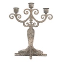 Chandelier Gris Beige 26x16x35 cm