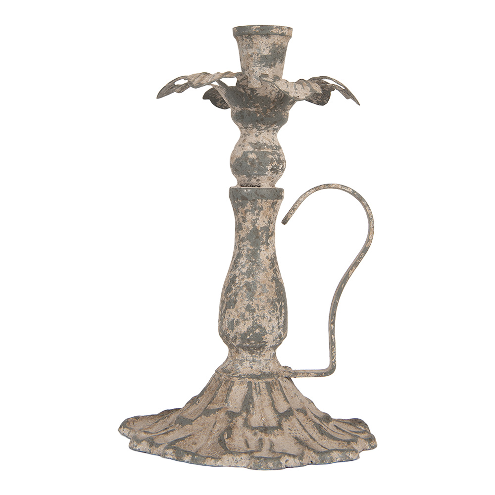 [6Y5825] Chandelier Gris Beige Ø 15x23 cm