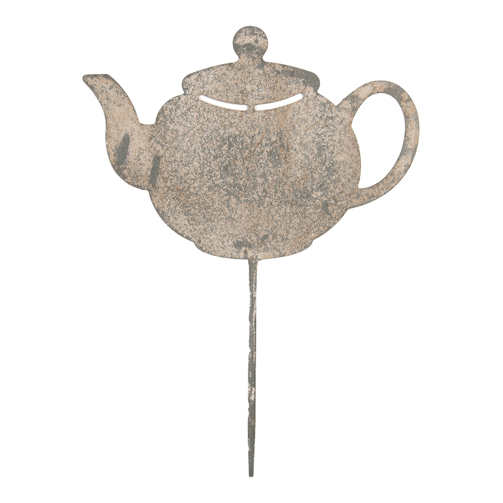 [6Y5831] Tuinprikker theepot 26x1x35 cm