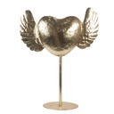 Deko Herz Goldfarbig 38x11x47 cm