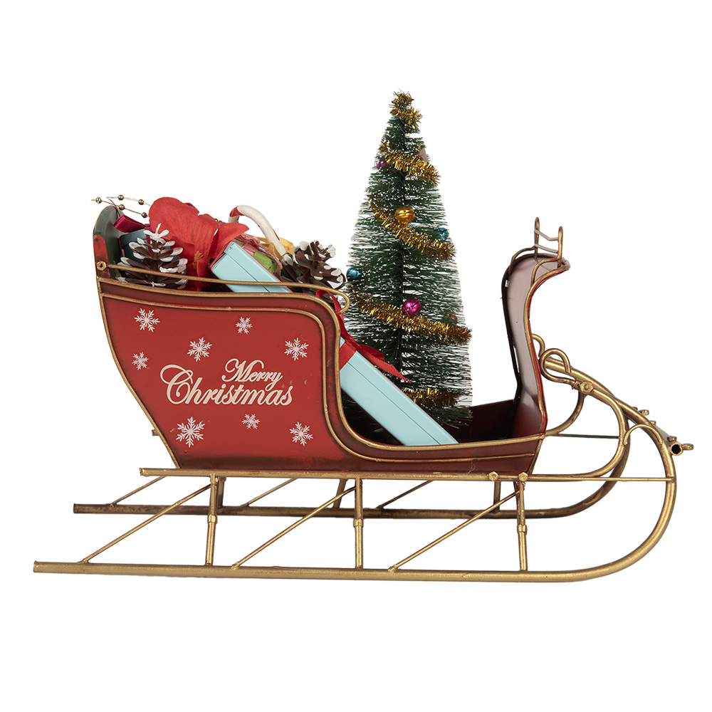 Decoratie slee 30x15x22 cm