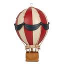 Decorazione mongolfiera Rosso Bianco Ø 26x42 cm