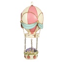 Decoration hot air balloon Pink Beige Ø 14x29 cm