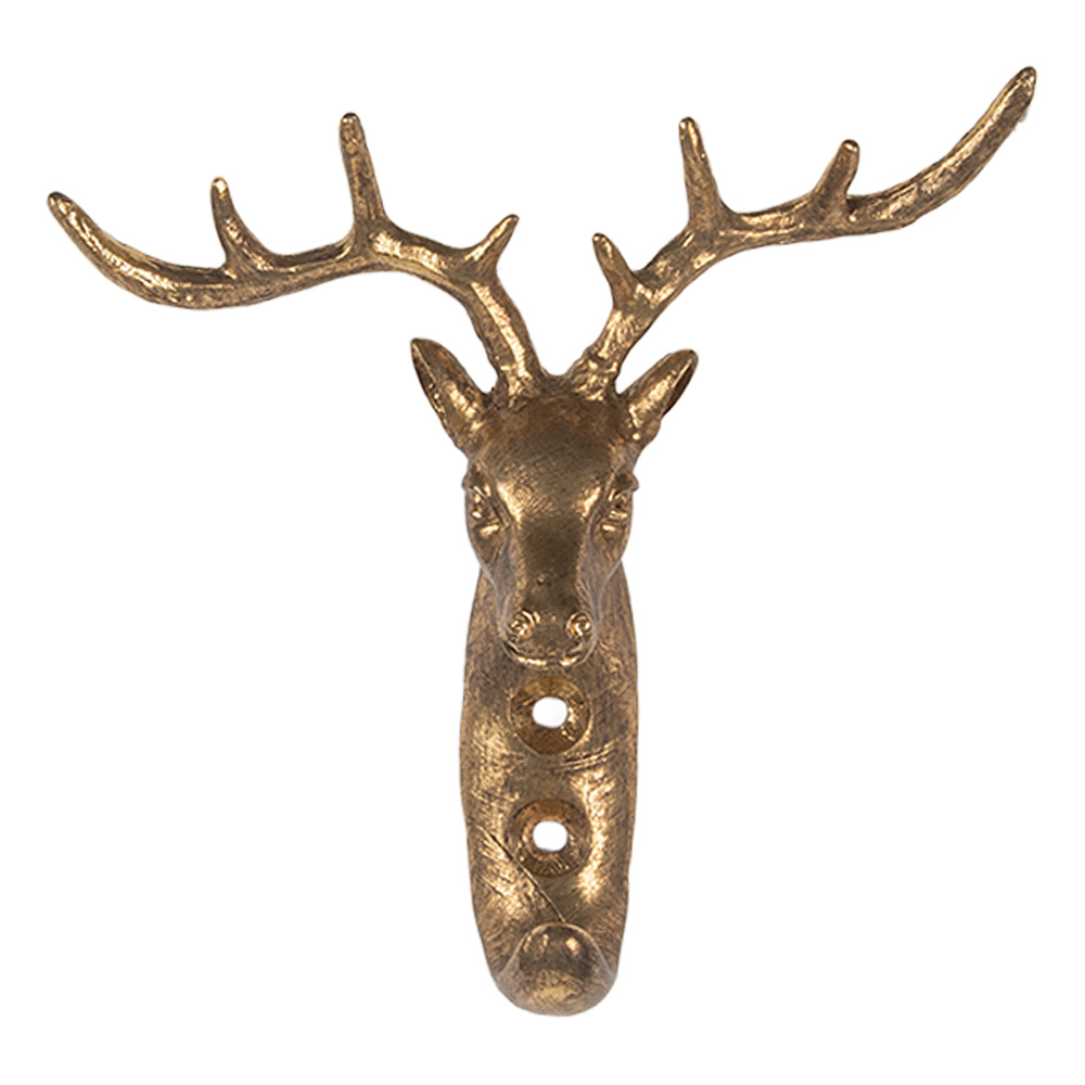 [6Y5894] Gancio Appendiabiti Color oro 12x5x12 cm
