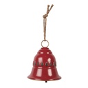 Decorazione Campana Rosso Verde Ø 23x25 cm