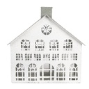 Decorazione Casa Bianco Grigio 34x16x34 cm