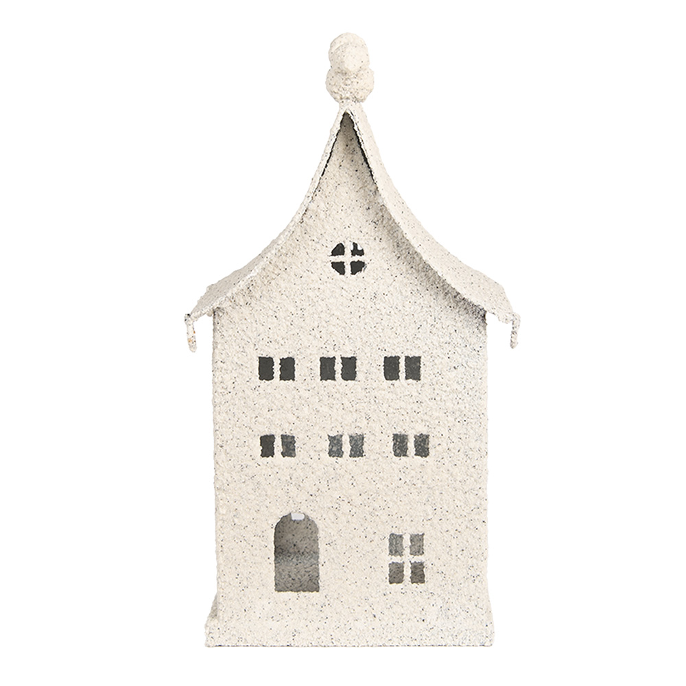 [6Y5934] Dekoration Haus Beige 14x15x28 cm