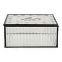 Dekorative Aufbewahrungsbox Transparent 18x14x8 cm
