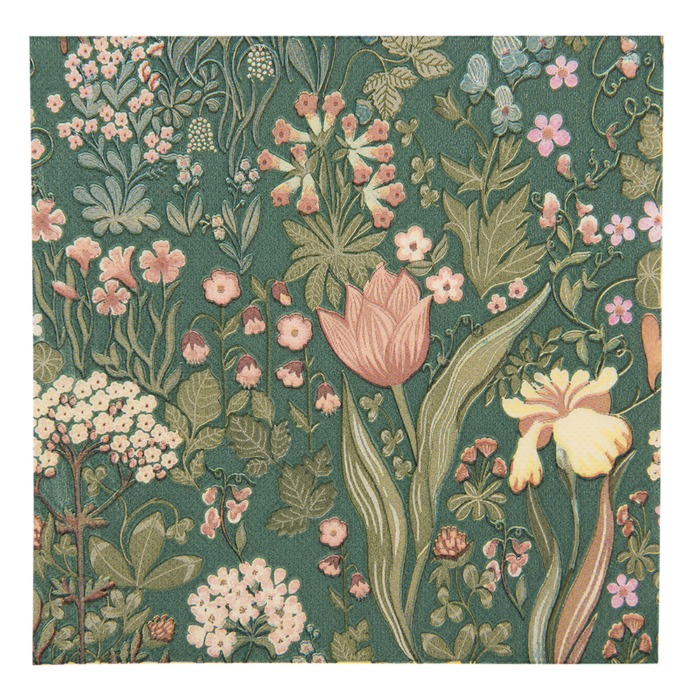 [73070] Papierservietten Grün 33x33 cm (20)