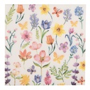 Paper napkins White Pink 33x33 cm (20)