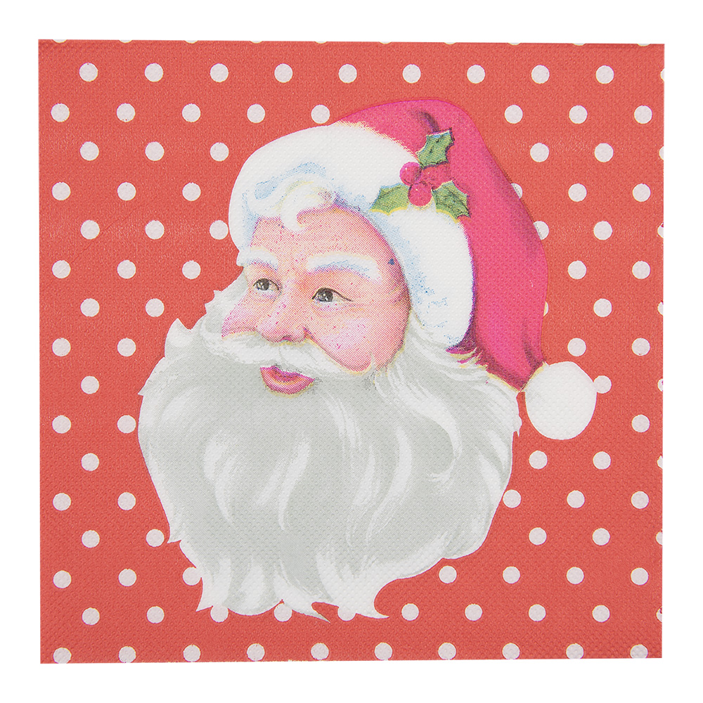 [73080] Paper napkins Red Grey 33x33 cm (20)