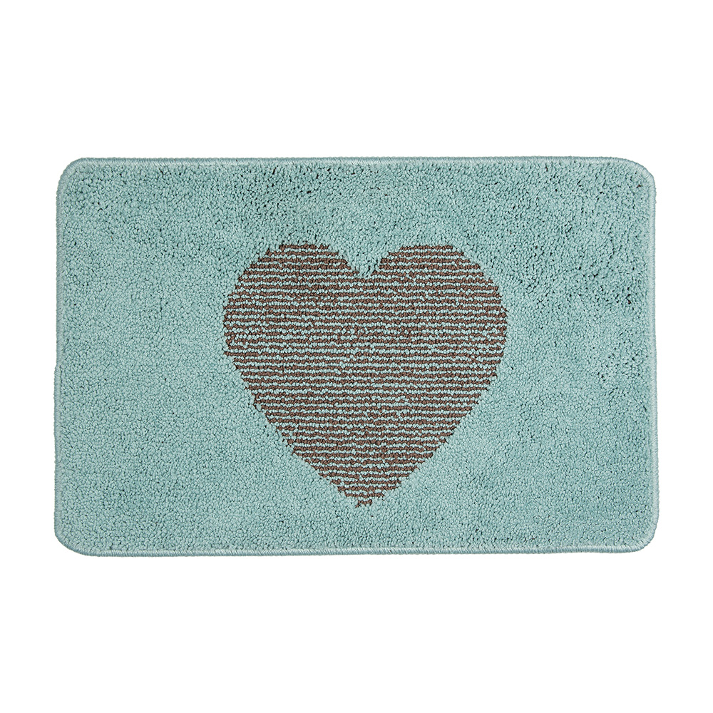 [BM0007BL] Bath mat Blue 58x38x1 cm