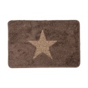 Badematte Braun 58x38x1 cm