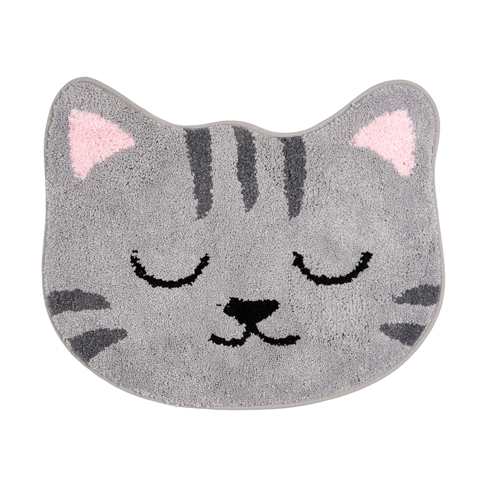 [BM0012] Tapis de bain Gris 60x50x1 cm