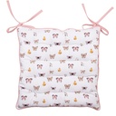 Cuscino Sedia Beige Rosa 40x40x4 cm