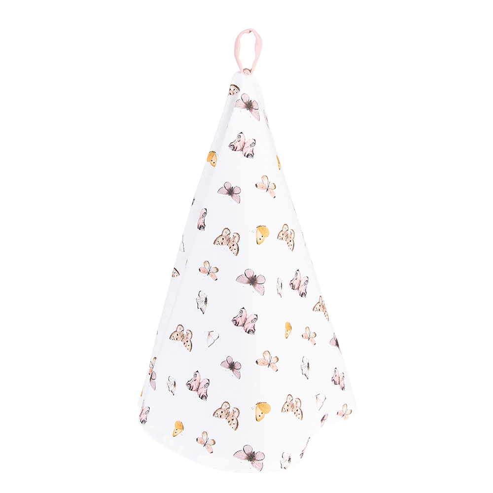 Torchon Beige Rose Ø 80 cm