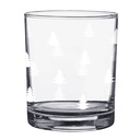 Trinkglas Transparent Weiß Ø 7x9 cm / 230 ml