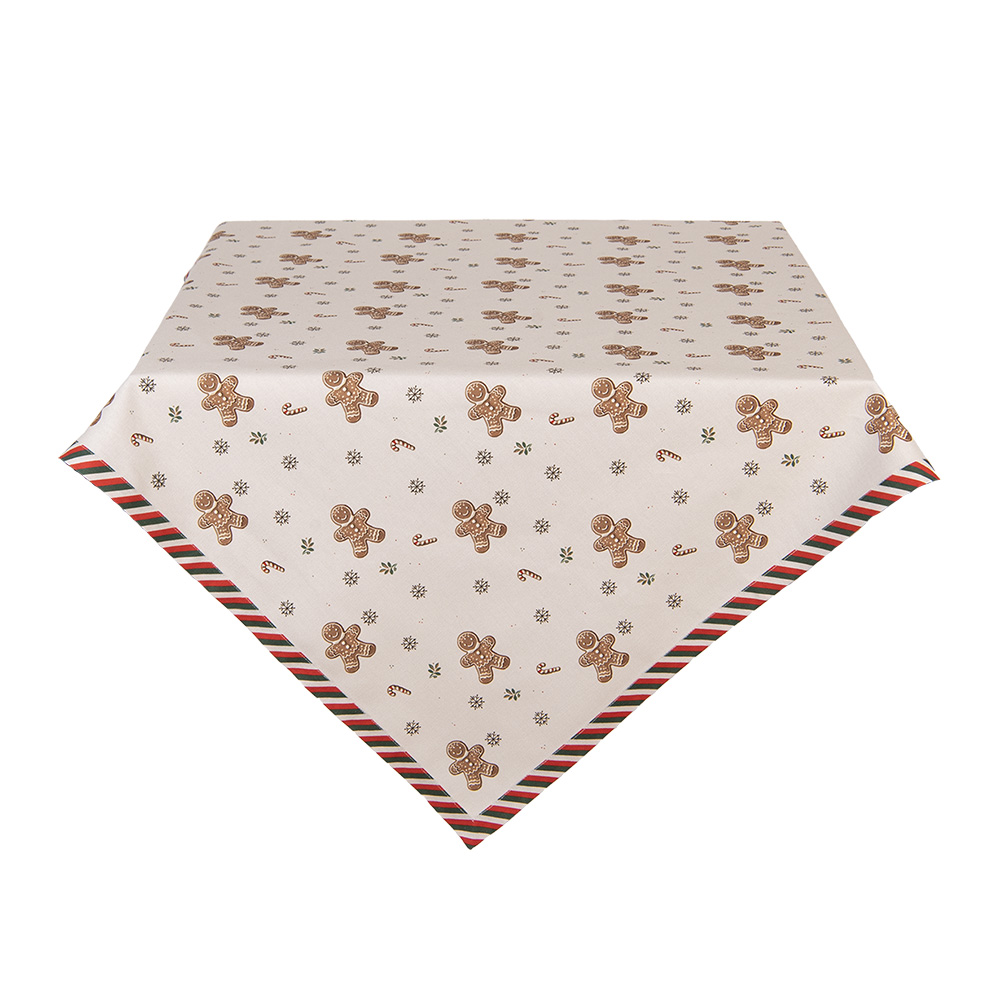 [CGM01] Nappe carrée Beige Marron 100x100 cm