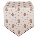 Runner da Tavola Beige Marrone 50x160 cm