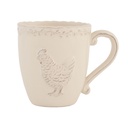 Crockery Mug Beige 13x9x10 cm / 225 ml