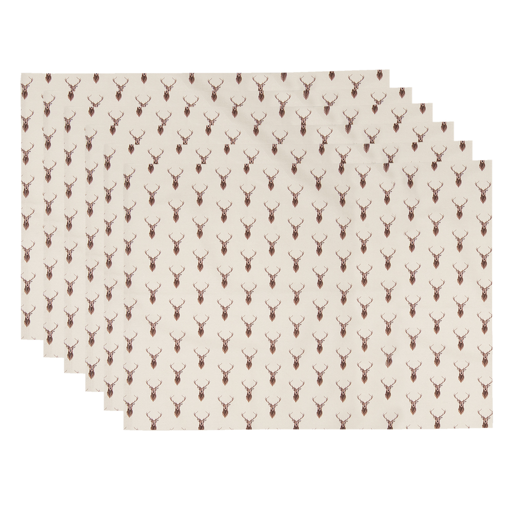 Placemat 6 stuks 48x33 cm SPL