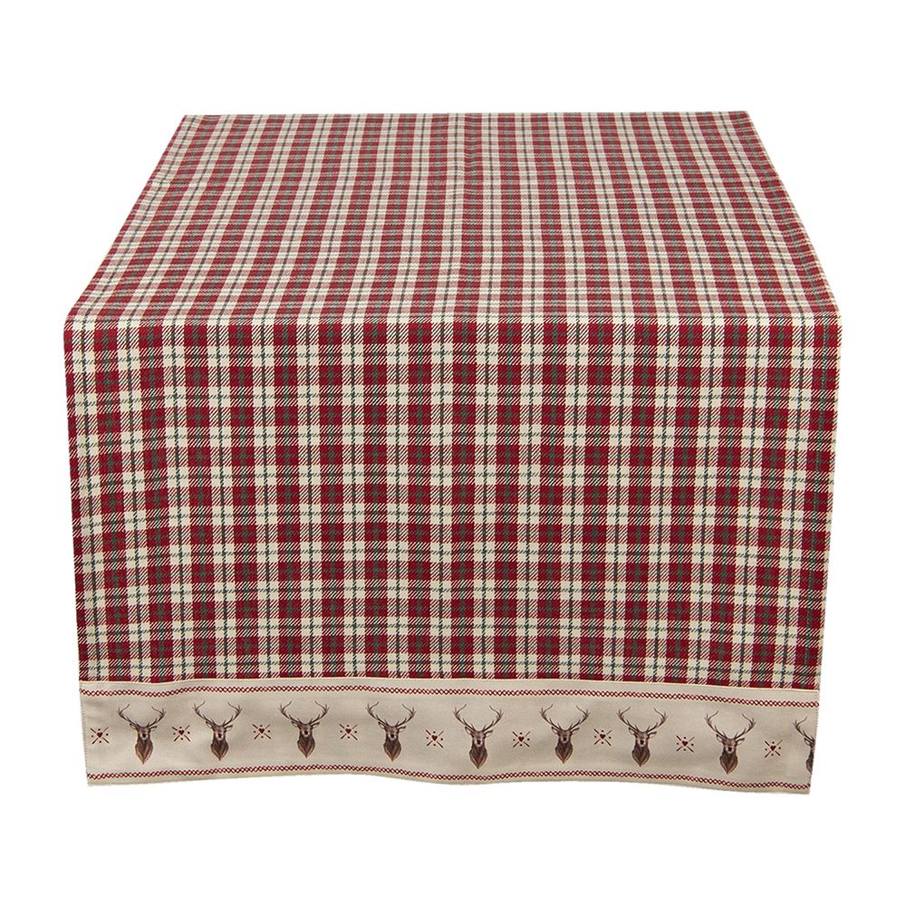 [COL64] Chemin de table Rouge 50x140 cm