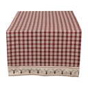 Chemin de table Rouge 50x140 cm