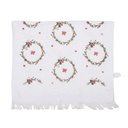 Guest Towel White Pink 40x66 cm