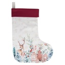 Decoratie kerstsok 30x1x40 cm