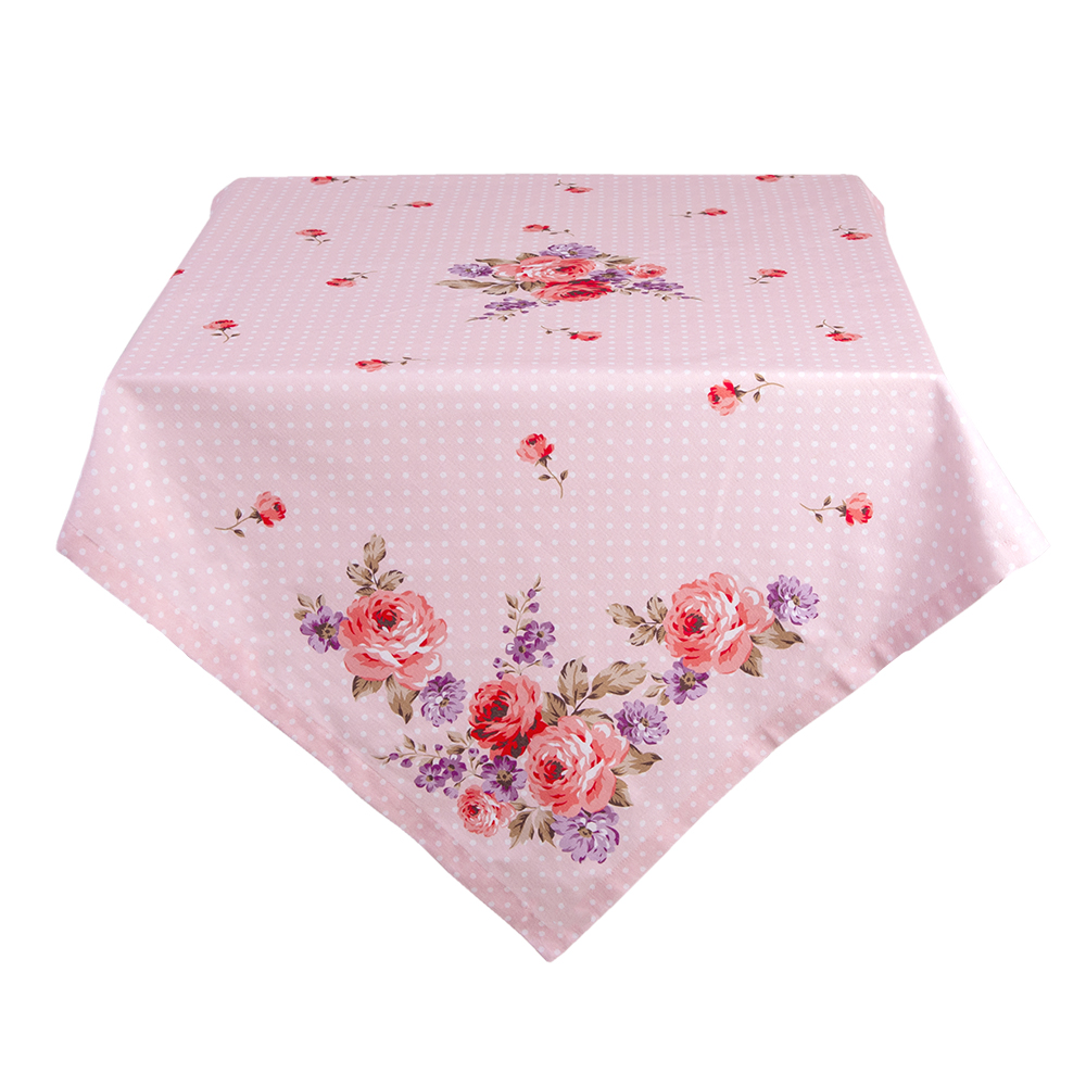 [DTR01] Square Tablecloth Pink, Violet 100x100 cm