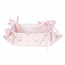 Brotkorb Rosa 35x35x8 cm