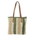 Borsa da donna Beige Verde 36x2x40 cm