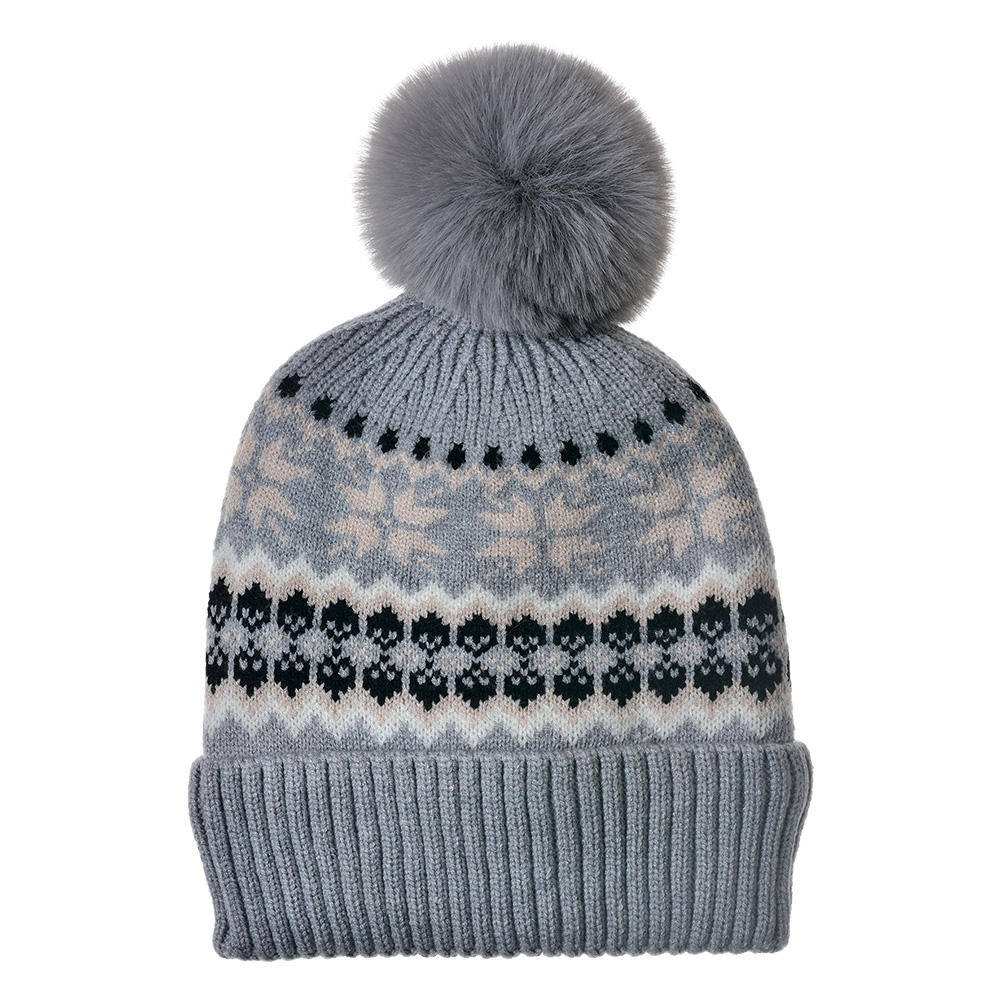 [JZCA0022G] Muts 22x23 cm grijs