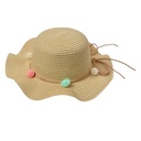Hoed kind beige