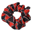 Hair Elastic Red Black