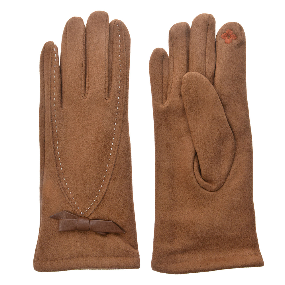 [JZGL0032] Gants dhiver Marron 8x24 cm