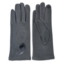 Handschuhe Winter Grau 8x24 cm