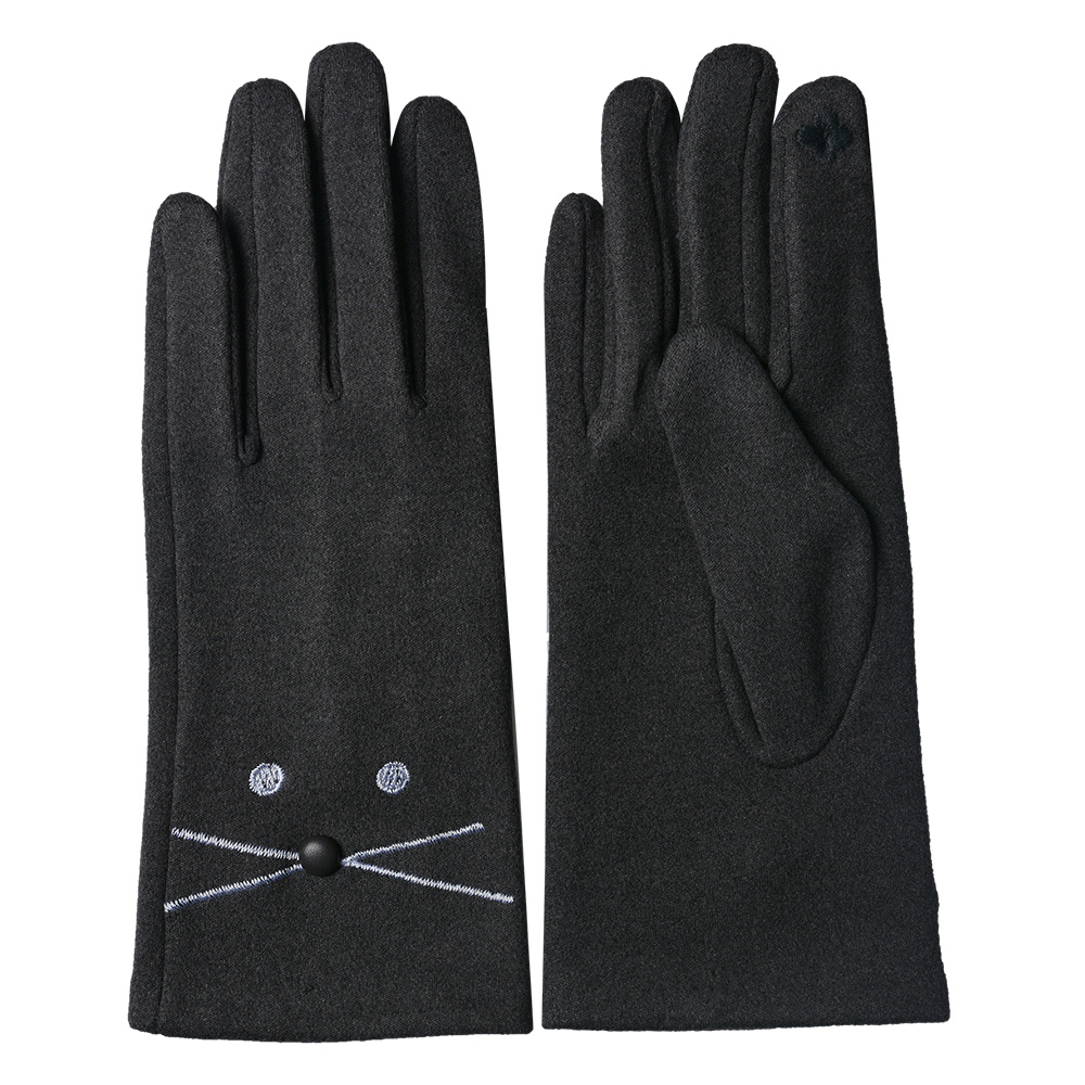 Handschoenen 8x24 cm grijs