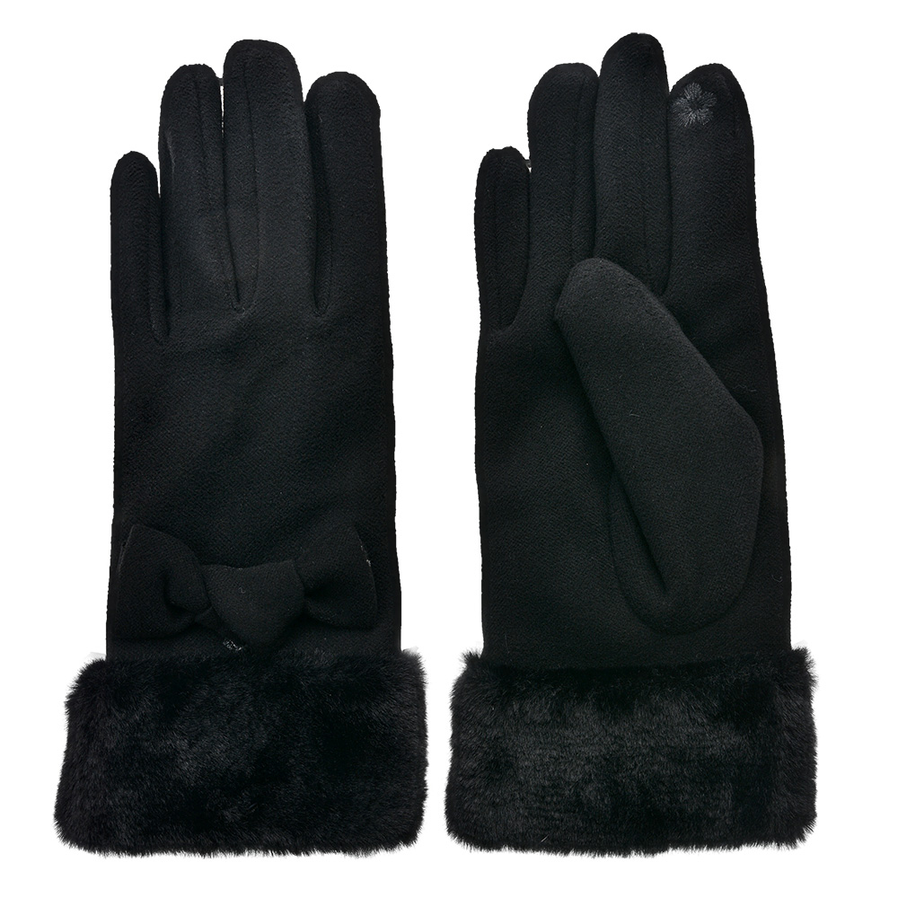 Handschoenen 9x24 cm zwart