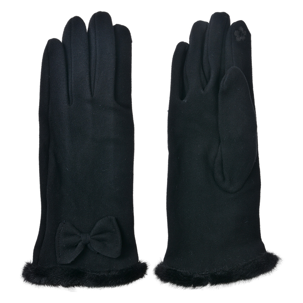 [JZGL0089Z] Gants d'hiver Noir 9x23x1 cm
