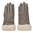 Winter Gloves Brown 9x23 cm