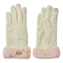 Guanti Donna Beige 9x23 cm