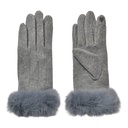 Guanti Donna Grigio 9x23 cm