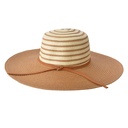 Hat Women Beige Ø 58 cm