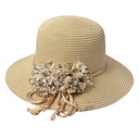 Hat 58 cm beige