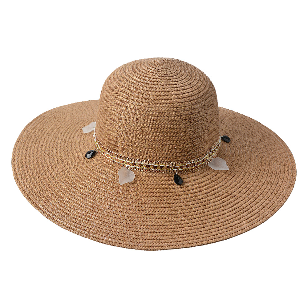 Hoed 57 cm beige